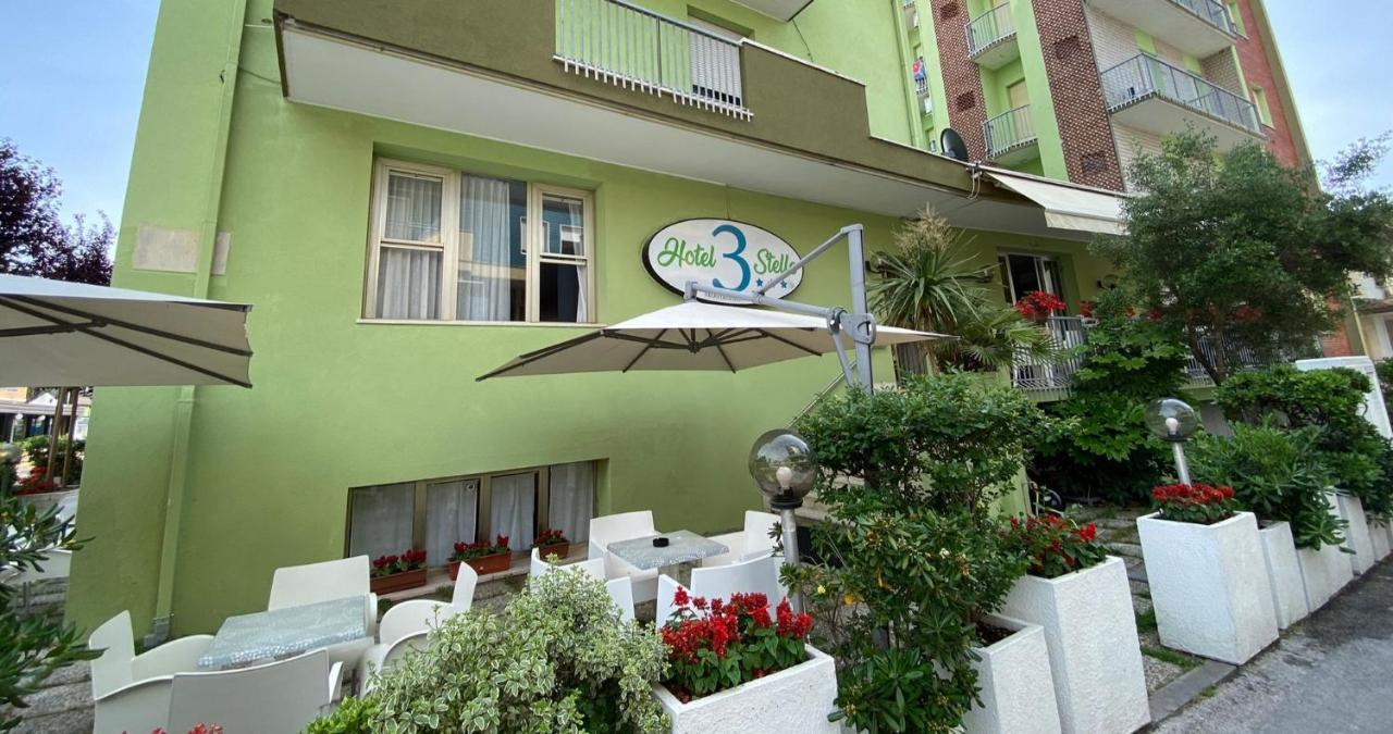 Hotel Tre Stelle Rimini Exterior foto